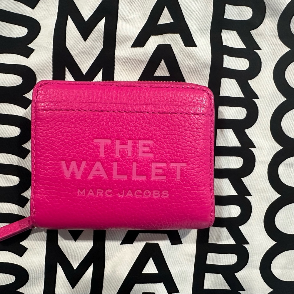 Marc Jacobs Hot Pink Compact Wallet
